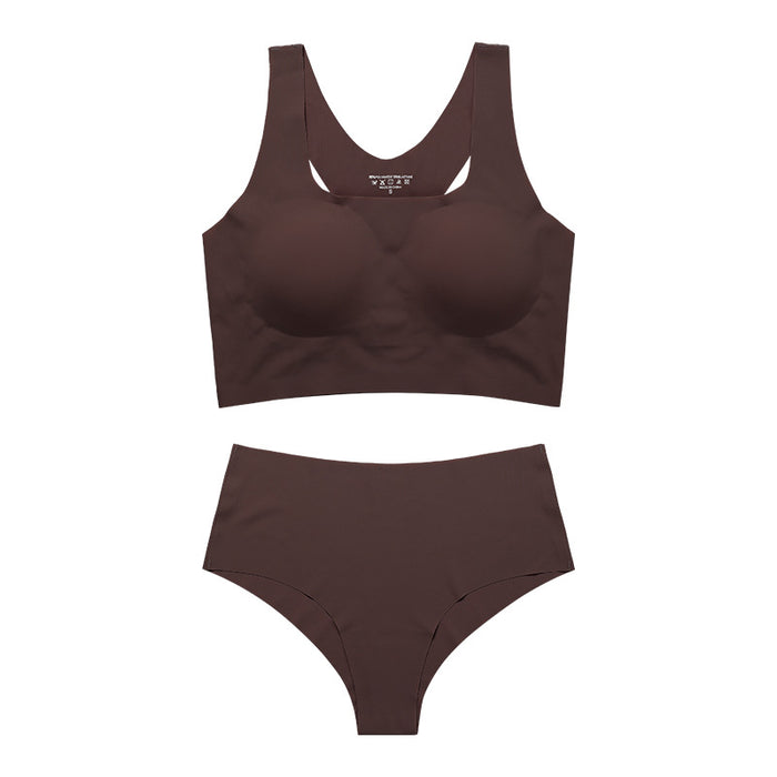 Lightweight Women's Underwear Set, Bra Tank and Bottom with Removable Cups
