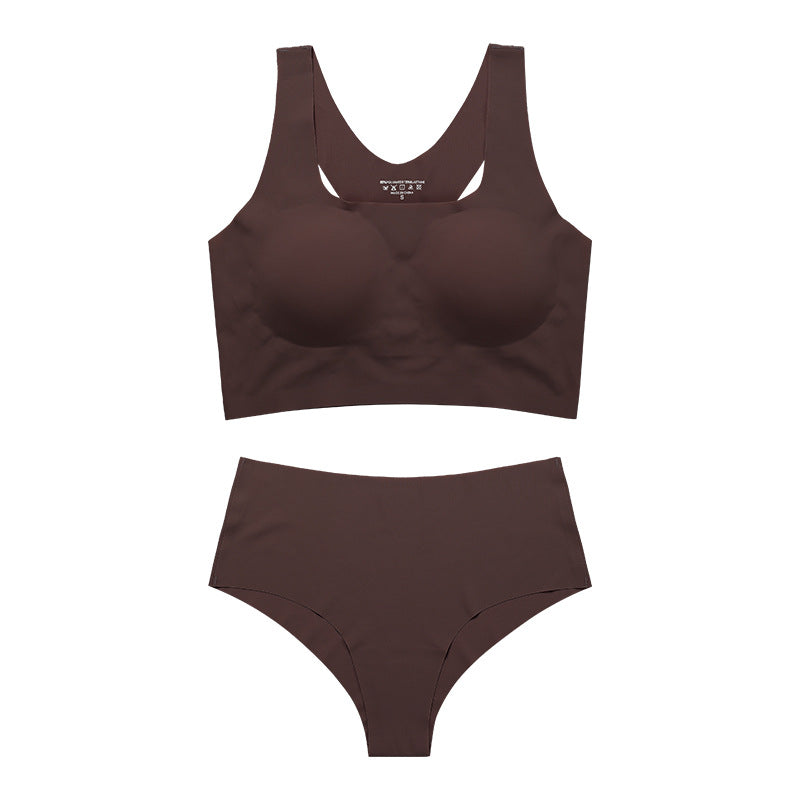 Lightweight Women's Underwear Set, Bra Tank and Bottom with Removable Cups